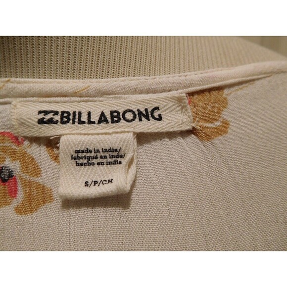 Darling BILLABONG "Lust Wild Top" Tie-Up Crop Top w/Bell Sleeves Size Small - Picture 10 of 12